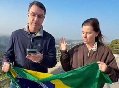 Flávio Bolsonaro em Israel: Uma Mensagem de Fé e Restauração direto do Monte Carmelo